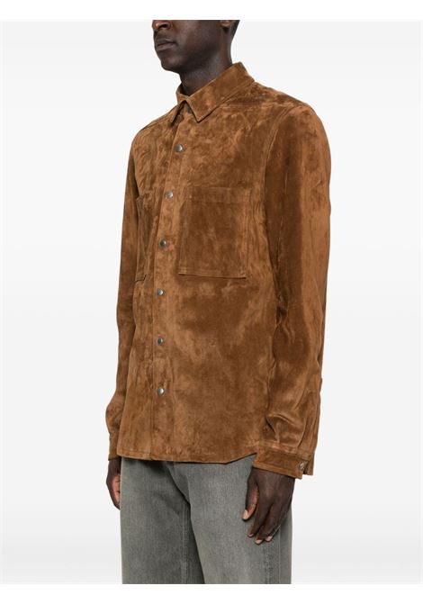 giacca consordians outershirt uomo castagna RICK OWENS | RU02E1744 LCS134
